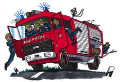 Klick für eine Bildergalerie zur Einweihung des neuen Feuerwehrautos 